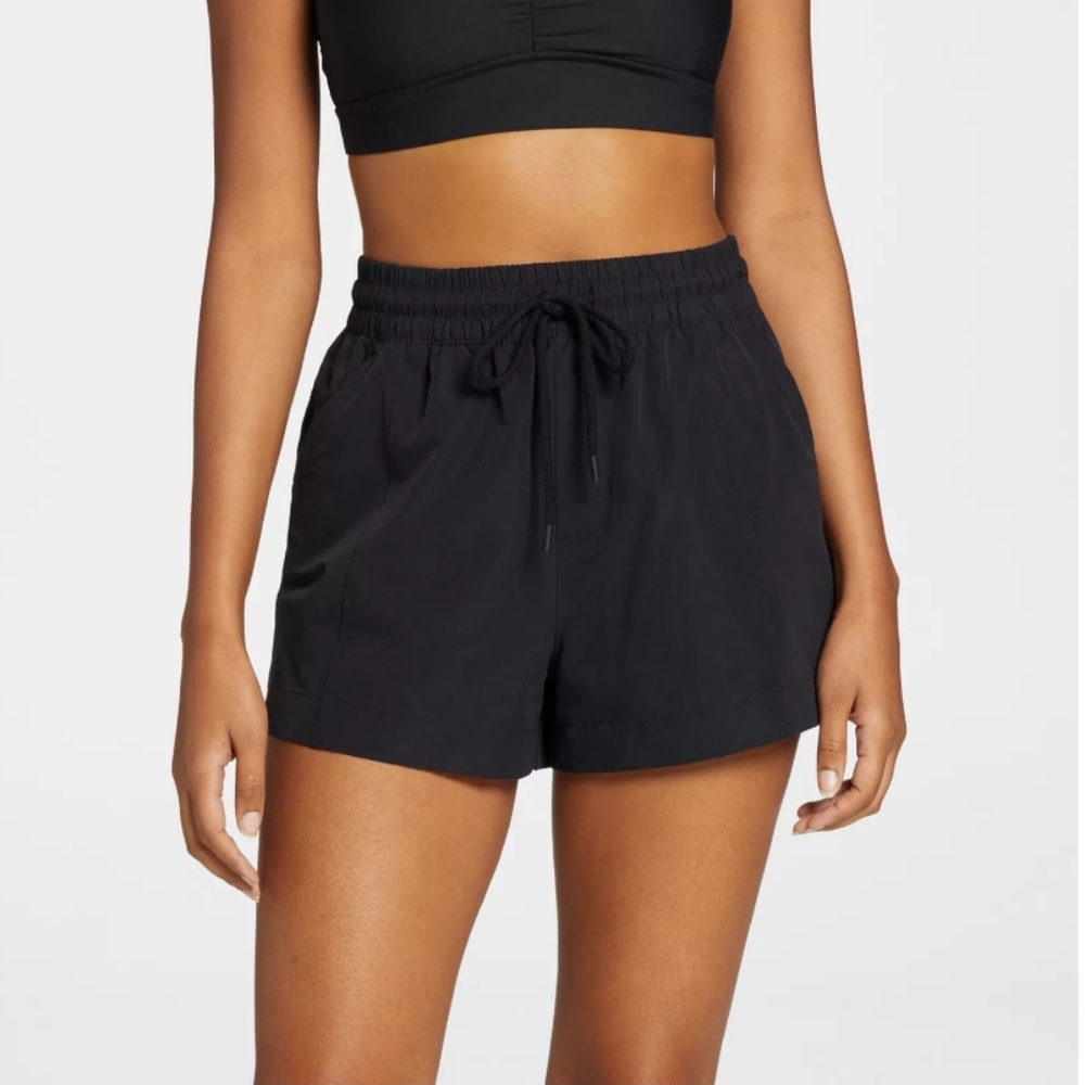 CALIA Women's High Waisted Swim Utility Board Short